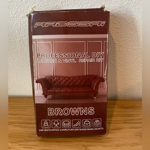 🍁Professional Leather & Vinyl Repair Kit in Brown NIB